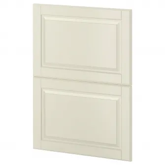 IKEA METOD Front masina de spalat vase, 2 buc., Bodbyn alb murdar, 60 cm