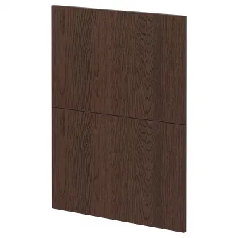 IKEA METOD Front masina de spalat vase, 2 buc., Sinarp maro, 60 cm