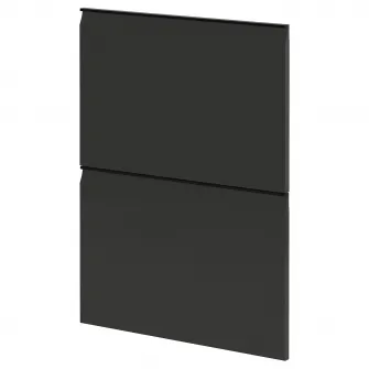 IKEA METOD Front masina de spalat vase, 2 buc., Upplöv mat antracit, 60 cm