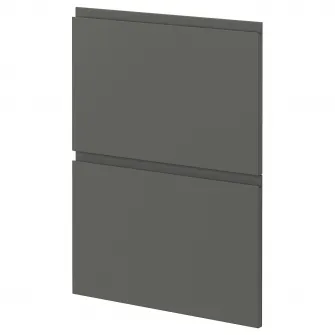 IKEA METOD Front masina de spalat vase, 2 buc., Voxtorp gri inchis, 60 cm