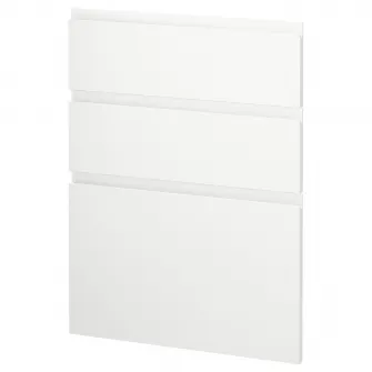 IKEA METOD Front masina de spalat vase, 3 buc., Voxtorp alb mat, 60 cm