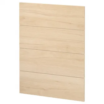 IKEA METOD Front masina de spalat vase 4 buc., Askersund aspect frasin, 60 cm