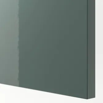 IKEA METOD Front masina de spalat vase 4 buc., Kallarp gri inchis-verde lucios, 60 cm