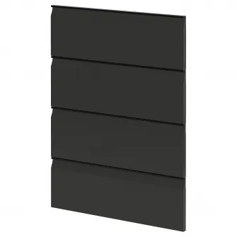 IKEA METOD Front masina de spalat vase 4 buc., Upplöv mat antracit, 60 cm