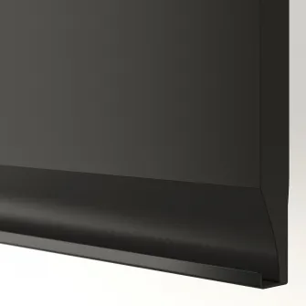 IKEA METOD Front masina de spalat vase 4 buc., Upplöv mat antracit, 60 cm