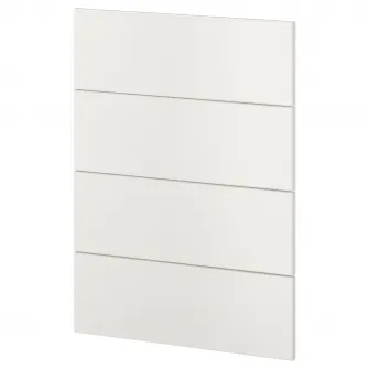 IKEA METOD Front masina de spalat vase 4 buc., Veddinge alb, 60 cm