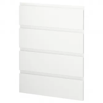 IKEA METOD Front masina de spalat vase 4 buc., Voxtorp alb mat, 60 cm