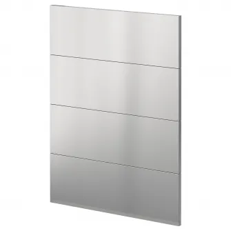 IKEA METOD Front masina de spalat vase 4 buc., Vårsta inox, 60 cm