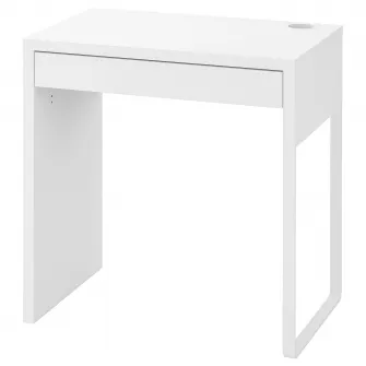 IKEA MICKE Birou, alb, 73x50 cm