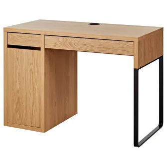 IKEA MICKE Birou, aspect stejar, 105x50 cm