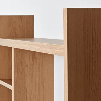 IKEA MICKE Unitate suplimentara inalta, aspect stejar, 105x65 cm