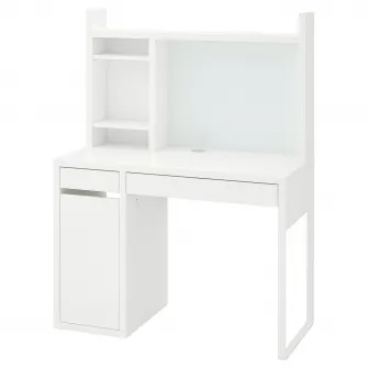 IKEA MICKE Birou, alb, 105x50 cm