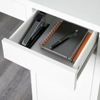 IKEA MICKE Birou, alb, 105x50 cm