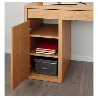 IKEA MICKE Birou operational, aspect stejar, 105x50 cm
