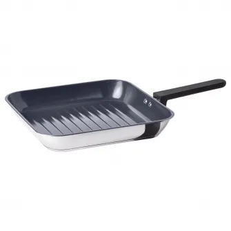 IKEA MIDDAGSMAT Tigaie gratar, strat antiaderent/inox, 28x28 cm