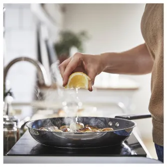 IKEA MIDDAGSMAT Tigaie, strat antiaderent/inox, 24 cm