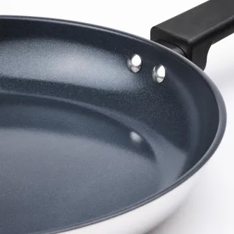 IKEA MIDDAGSMAT Tigaie, strat antiaderent/inox, 28 cm