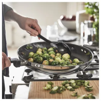 IKEA MIDDAGSMAT Tigaie, strat antiaderent/inox, 32 cm