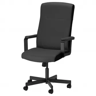 IKEA MILLBERGET Scaun rotativ, Murum negru