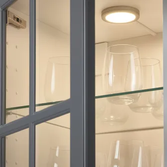 IKEA MITTLED Spot LED, intensitate reglabila aluminiu