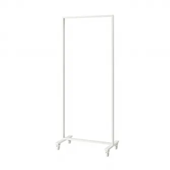 IKEA MITTZON Cadru cu rotile, alb, 85x205x50 cm