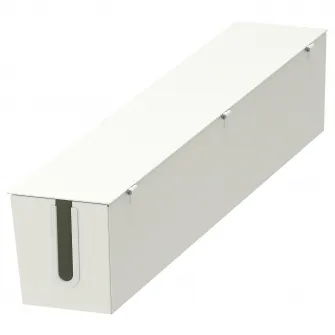 IKEA MITTZON Cutie cabluri cadru cu rotile, alb, 80x13 cm
