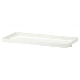IKEA MITTZON Etajera pentru cadru cu rotile, alb, 80x4 cm