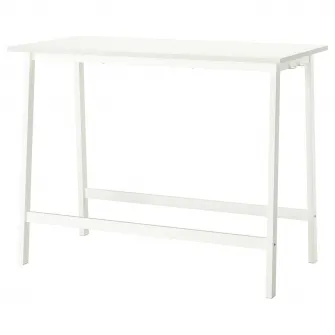 IKEA MITTZON Masa conferinte, alb, 140x68x105 cm