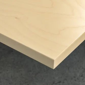 IKEA MITTZON Masa conferinte, furnir mesteacan/negru, 140x68x105 cm