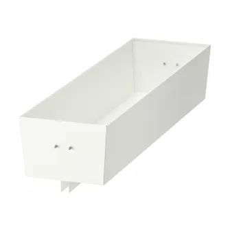 IKEA MITTZON Recipient pentru cadru cu rotile, alb, 80x14 cm