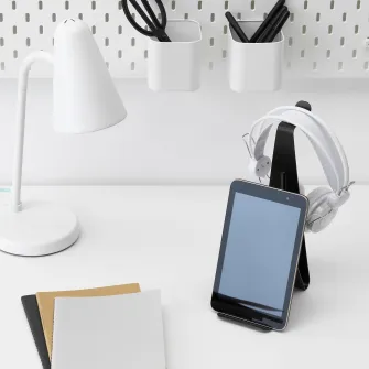 IKEA MÖJLIGHET Suport casti/tableta, negru