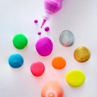 IKEA MÅLA Vopsea fluorescenta/sclipici, diverse culori
