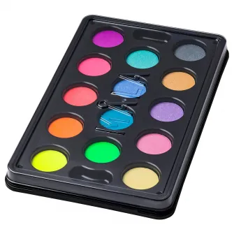 IKEA MÅLA Cutie cu acuarele, 14 culori, diverse culori