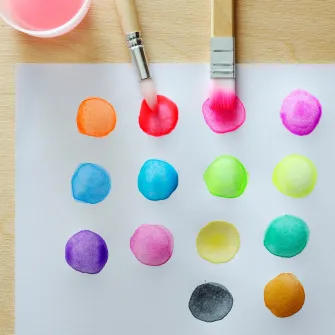 IKEA MÅLA Cutie cu acuarele, 14 culori, diverse culori