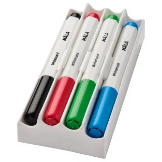 IKEA MÅLA Marker tabla cu suport/radiera, diverse culori