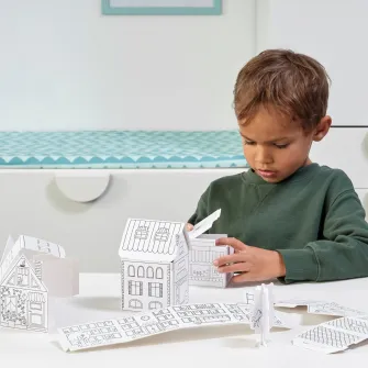 IKEA MÅLA Sablon carton oras, set 10 buc.