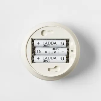 IKEA MOLGAN Lampa LED, alb/cu baterii