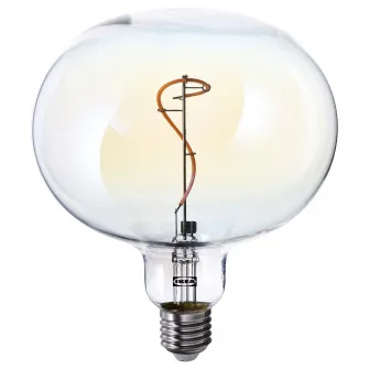 IKEA MOLNART Bec LED E27 260 lumeni, eliptic multicolor, 150 mm