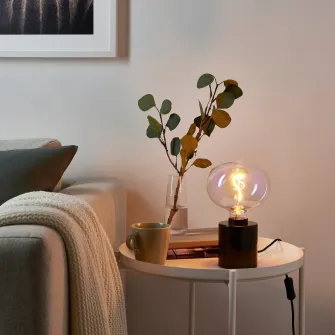 IKEA MOLNART Bec LED E27 260 lumeni, eliptic multicolor, 150 mm