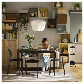 IKEA MORUM Covor tesatura plata, int/ext, bej, 160x230 cm