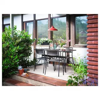 IKEA MORUM Covor tesatura plata, int/ext, bej, 160x230 cm
