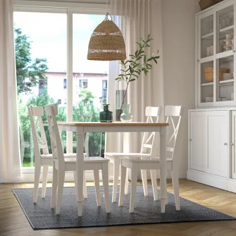 IKEA MORUM Covor tesatura plata, int/ext, gri inchis, 160x230 cm