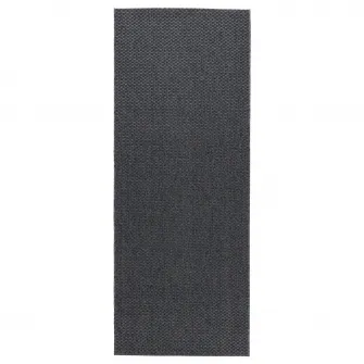 IKEA MORUM Covor tesatura plata, int/ext, gri inchis, 80x200 cm