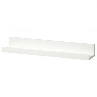 IKEA MOSSLANDA Polita fotografii, alb, 55 cm