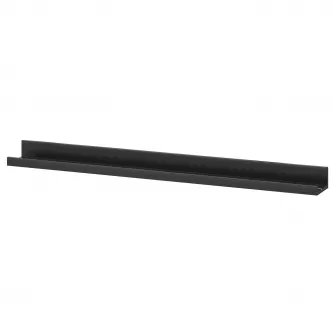 IKEA MOSSLANDA Polita fotografii, negru, 115 cm