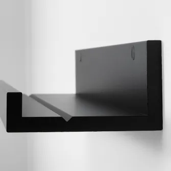 IKEA MOSSLANDA Polita fotografii, negru, 115 cm
