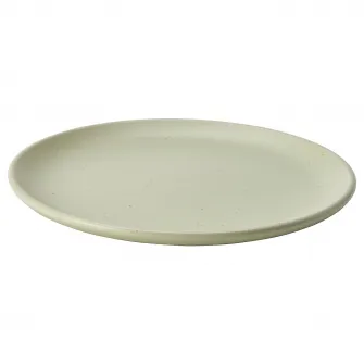IKEA MOSSMAL Farfurie aperitiv, buline/verde deschis, 18 cm