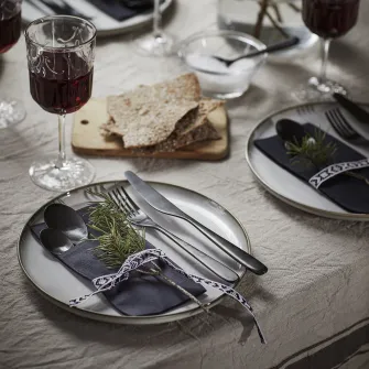 IKEA MOTTAGA Servetel hartie, negru, 38x38 cm