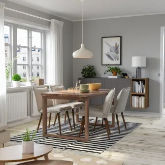 IKEA MÖRBYLÅNGA Masa, frnr stjr vopsit maro, 140x85 cm