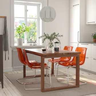 IKEA MÖRBYLÅNGA Masa, frnr stjr vopsit maro, 140x85 cm